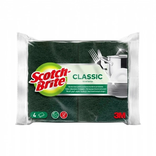 SCOTCH BRITE SUNGER  OLUKLU 4'LU 3803 ürün görseli 1