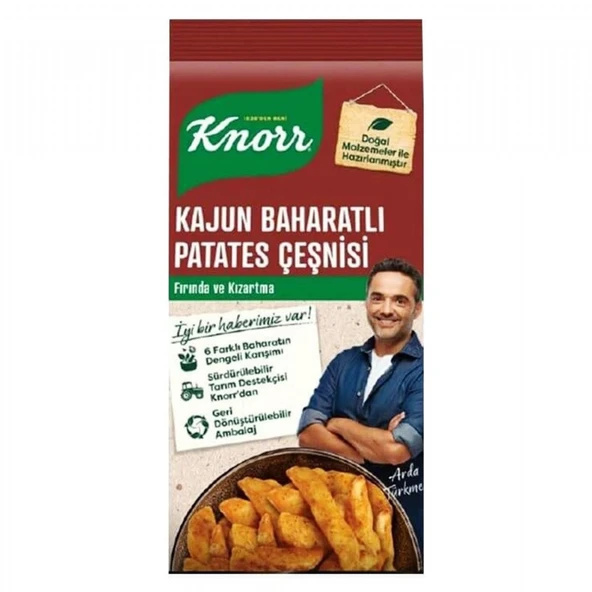 KNORR CESNI 60GR KAJUN PATATES (14) 11770 ürün görseli 1