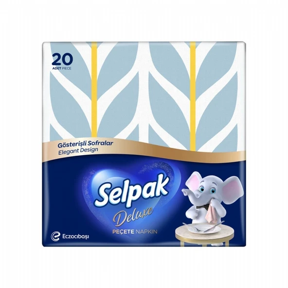 SELPAK PECETE DELUXE 20'LI GOST.SOFRALAR 3389 (20) ürün görseli 1