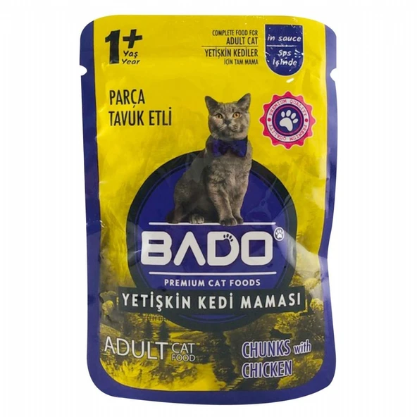 BADO 85GR KEDI YETISKIN YAS MAMA TAVUK  ETLI ürün görseli 1
