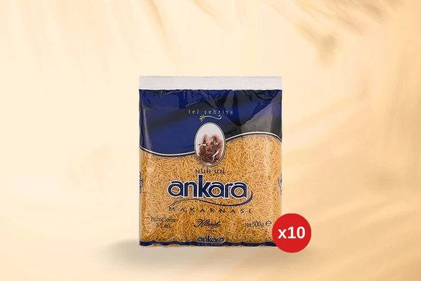Nuh'un Ankara Tel Şehriye 500 Gr x 10 Paket ürün görseli 1