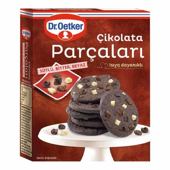 DR.OETKER CIK. PARC.70GR SUTLU-BITTER-BEYAZ ürün görseli 1
