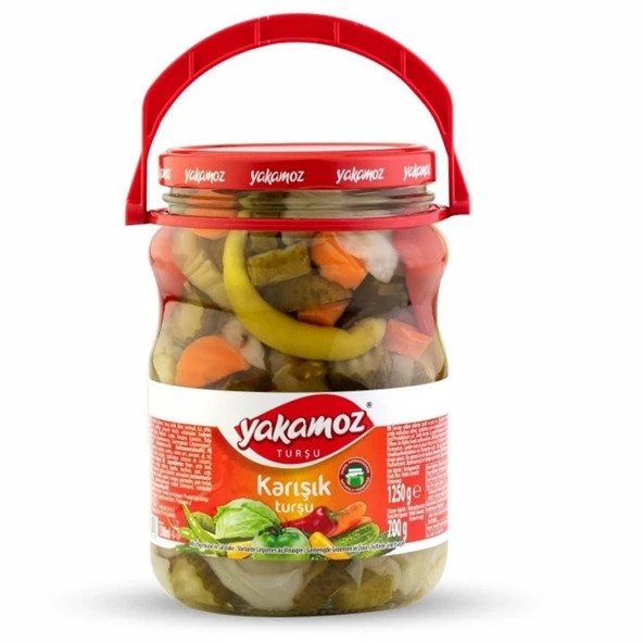 YAKAMOZ 1250GR KARISIK TURSU CAM ürün görseli 1
