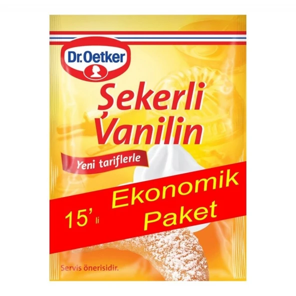 DR. OETKER VANILIN 15'LI PAKET 5GR ürün görseli 1