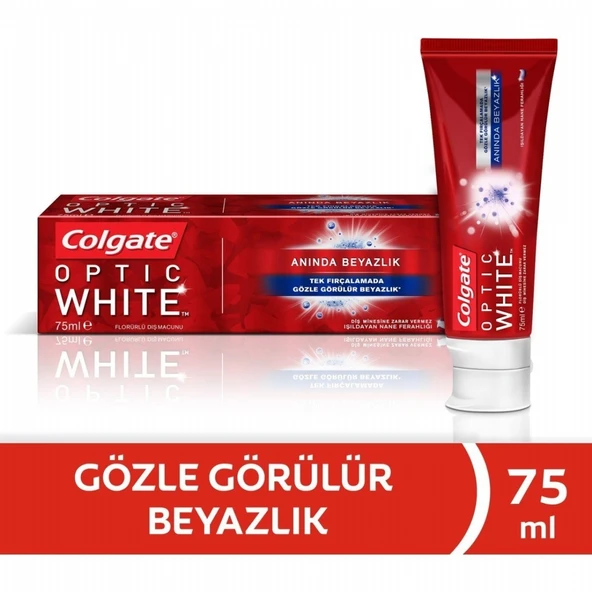 COLGATE OPTIK BEYAZ 75ML ANINDA BEYAZLIK 2613 ürün görseli 1