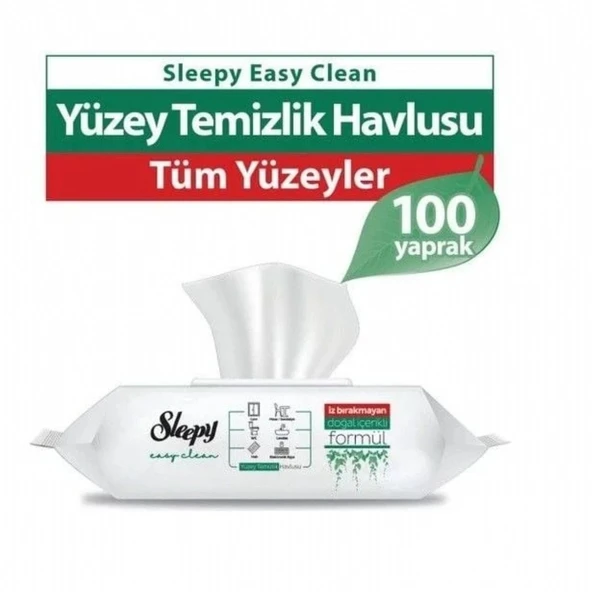 SLEEPY YUZEY TEMIZLIK HAVLUSU 100 LU ürün görseli 1