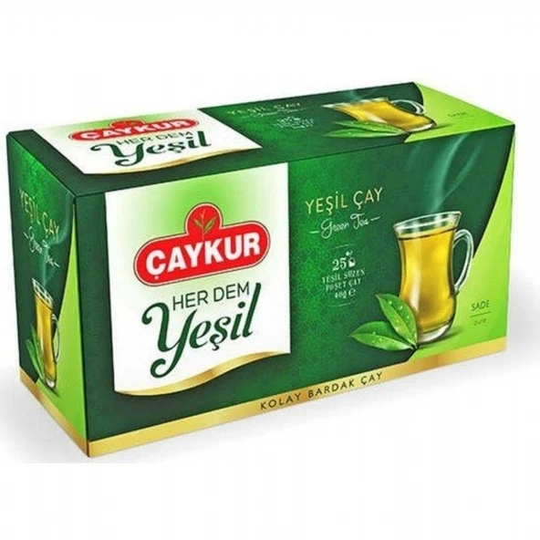 CAYKUR YESIL SUZME CAY SADE 40GR(24) ürün görseli 1