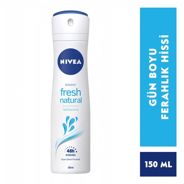 NIVEA DEO 150ML FRESH NATUREL KDN 81601 ürün görseli 1