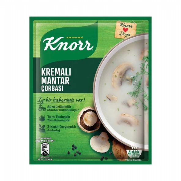 KNORR C KREMALI 63GR MANTAR CORBASI 9110 ürün görseli 1