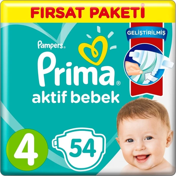 PRIMA FIRSAT MAXI 54'LU 9-14KG NO:4 ürün görseli 1