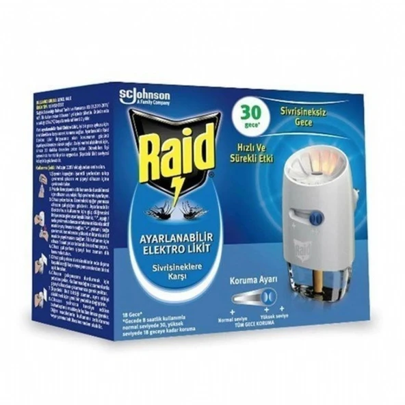 RAID ELEKTRO LIKIT AYARLI YEDEK 30 GECE 5137(24) ürün görseli 1