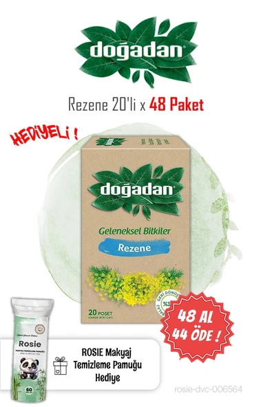 Doğadan Rezene Bitki Çayı 48 AL 44 ÖDE, ROSIE hediyeli ürün görseli 1