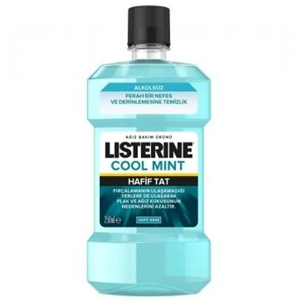 LISTERINE 250ML AGIZ GARGARASI COOLMINT HAFIF TAT ürün görseli 1