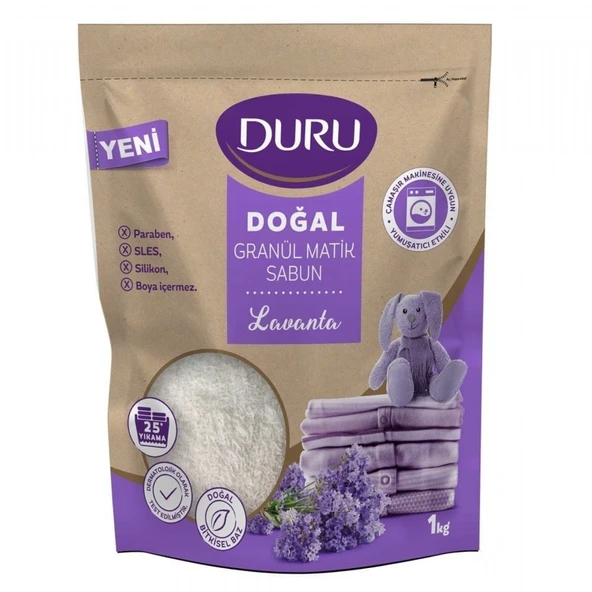 DURU GRANUL MATIK 1000GR LAVANTALI SABUN ürün görseli 1