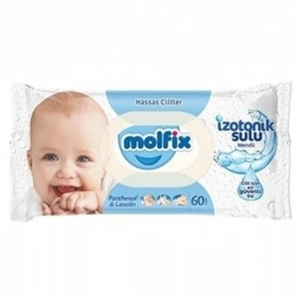 MOLFIX ISLAK HAVLU 60'LI HASSAS CILTLER IZOTONIK ürün görseli 1