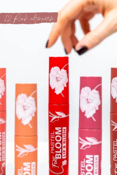 Pastel Full Bloom Lip & Blush No:73 Bellini - Resim 5