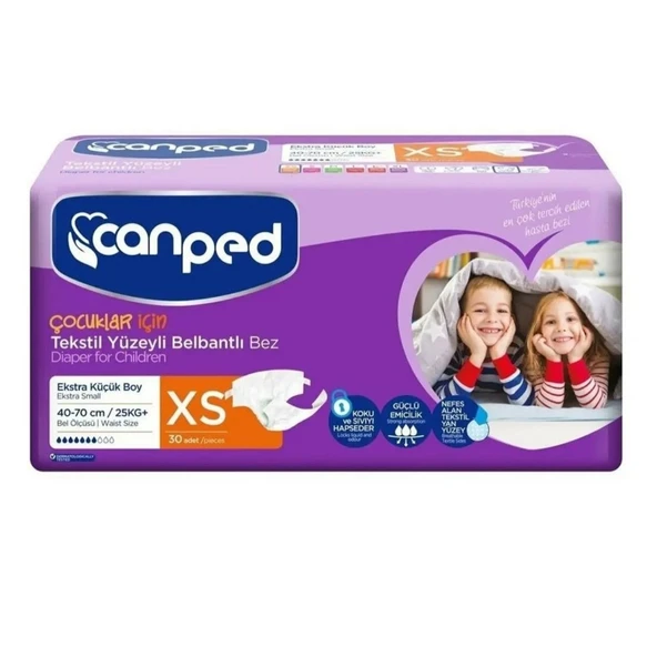 CANPED BEL BANTLI 30LU EXTRA KUCUK ürün görseli 1