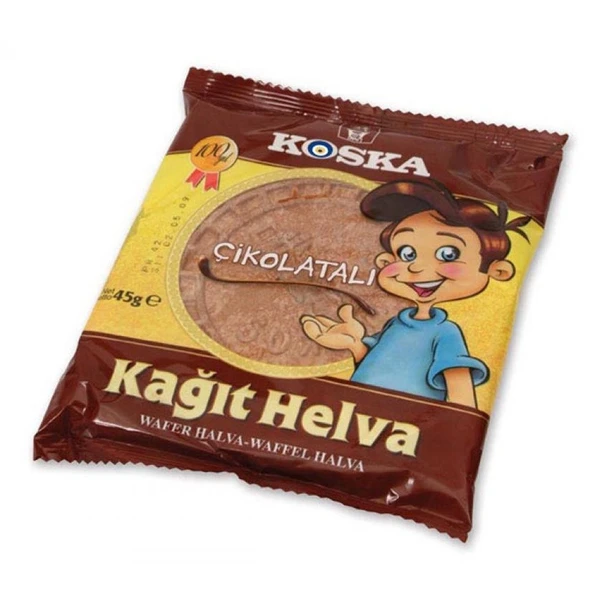 KOSKA KAGIT HELVA 45GR CIKOLATALI ürün görseli 1