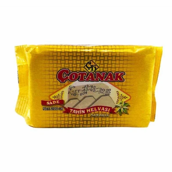 COTANAK  HELVA 200GR SADE ürün görseli 1