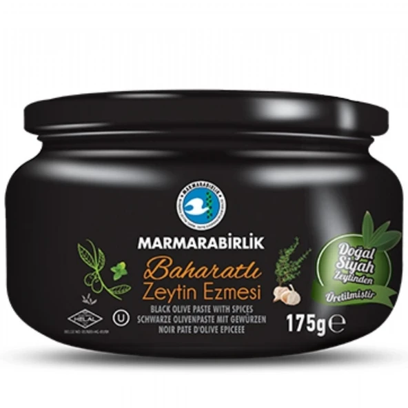 M.BIRLIK SIYAH ZEYT.EZMESI BAHARATLI 175GR ürün görseli 1