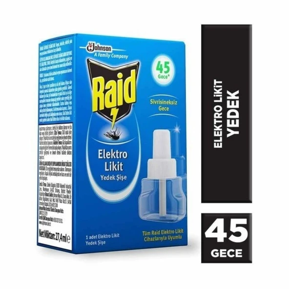 RAID ELEKTRO LIKID YEDEK 45 GECE 1309 ürün görseli 1