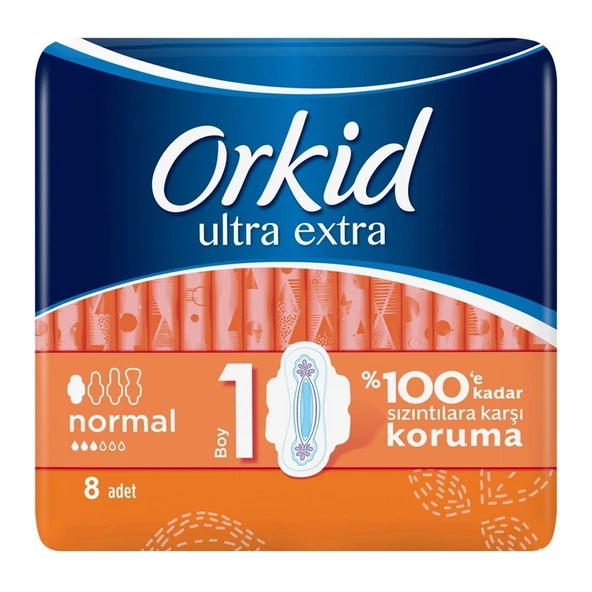 ORKID ULTRA TEKLI EXTRA NORMAL 8'LI ürün görseli 1