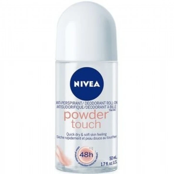NIVEA ROLL-ON 50ML POWDER TOUCH ürün görseli 1