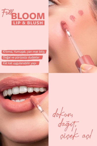 Pastel Full Bloom Lip & Blush No:73 Bellini - Resim 2
