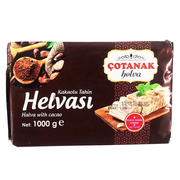 COTANAK  HELVA 1KG. KAKAOLU ürün görseli 1