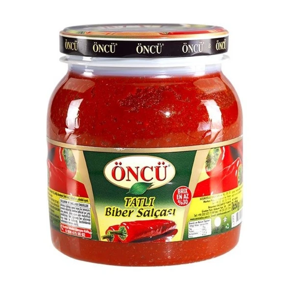 ONCU BIBER SALCASI 1650GR TATLI (6) ürün görseli 1