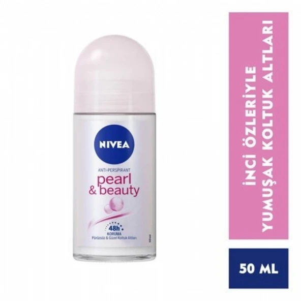 NIVEA ROLL-ON 50ML PEARL BEAUTY BYN 3058 ürün görseli 1