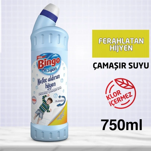 BINGO OKSIJEN 750ML FERAHLATAN HIJYEN CAM 5392 ürün görseli 1