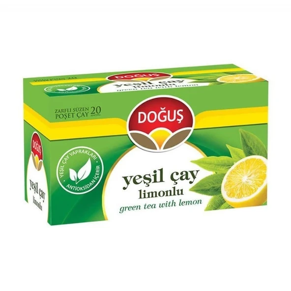 DOGUS  20'LI YESIL CAY 35GR LIMONLU ürün görseli 1