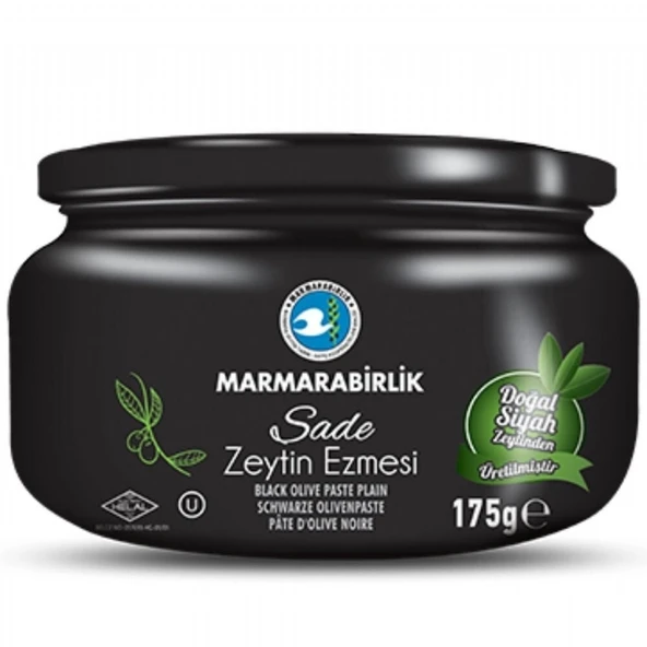 M.BIRLIK SIYAH ZEYTIN EZMESI SADE 175 GR ürün görseli 1