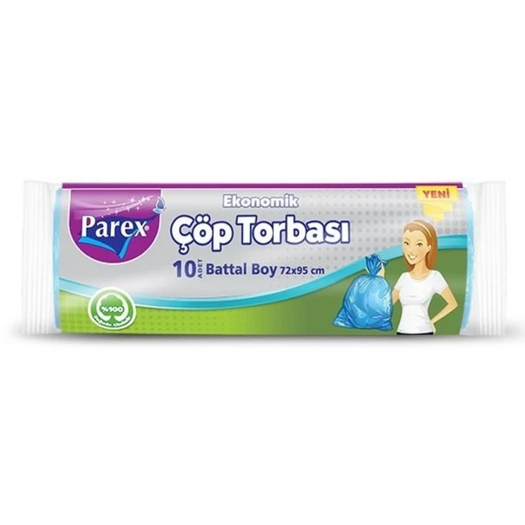 PAREX COP TORBASI GUCLU BATTAL 10'LU 7448 ürün görseli 1