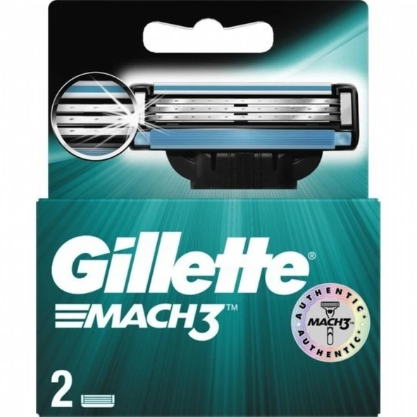 GILLETTE MACH3 BICAK 2'LI 4664 ürün görseli 1
