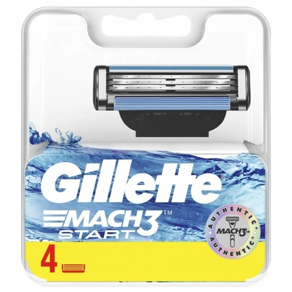 GILLETTE MACH3 START 4'BICAK 7337 ürün görseli 1