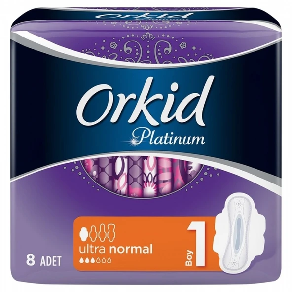 ORKID ULTRA PLATINUM TEKLI NORMAL 8'LI 2410 ürün görseli 1