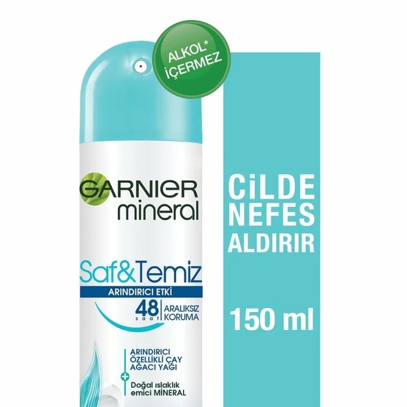 GARNIER.DEO 150ML SAF & TEMIZ 1600 ürün görseli 1