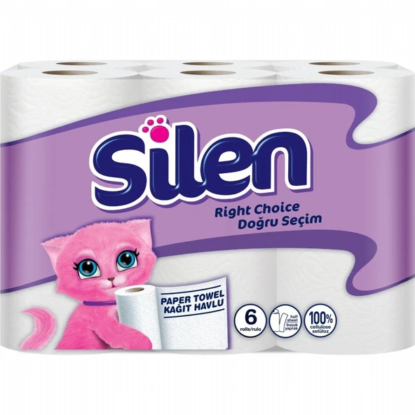 SILEN 6'LI ULTRA HAVLU (4) ürün görseli 1