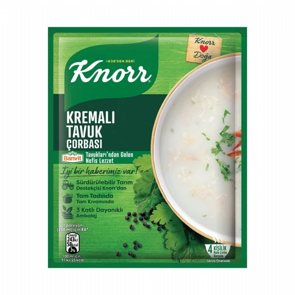 KNORR C KREMALI 65GR TAVUK CORBASI 4809 ürün görseli 1