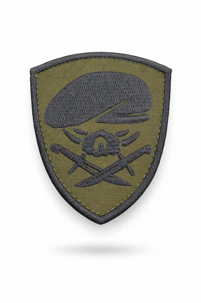 Single Sword Nakış Patch - Büyük Boy Bere-Bıçak Peç - Resim 12