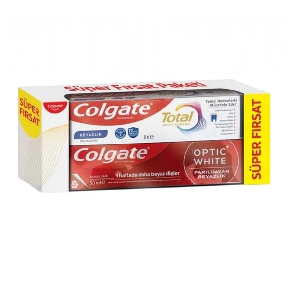 COLGATE OPTIC WHITE 50ML&WHITENING 50ML 5810 ürün görseli 1