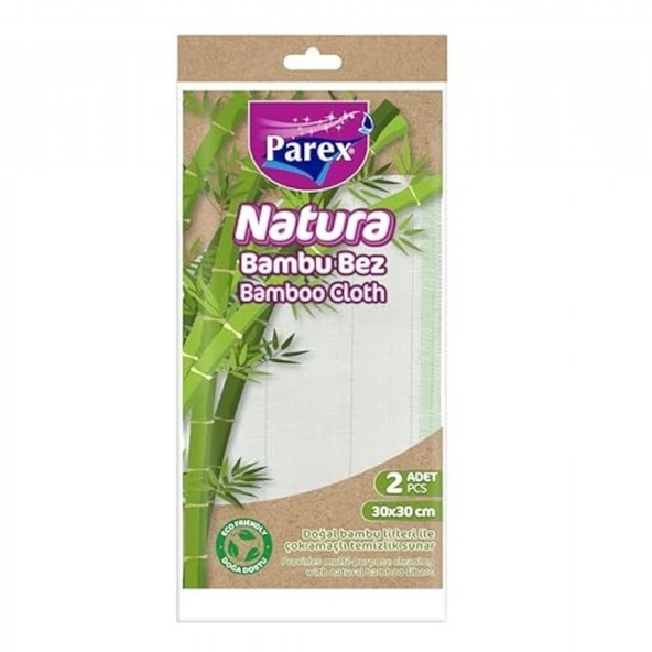 PAREX NATUREL BAMBU BEZ 2'LI  1807125 ürün görseli 1