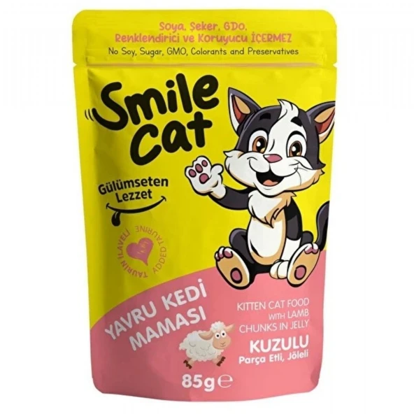 SMILE POUCH 85GR KEDI KUZULU YAVRU ürün görseli 1
