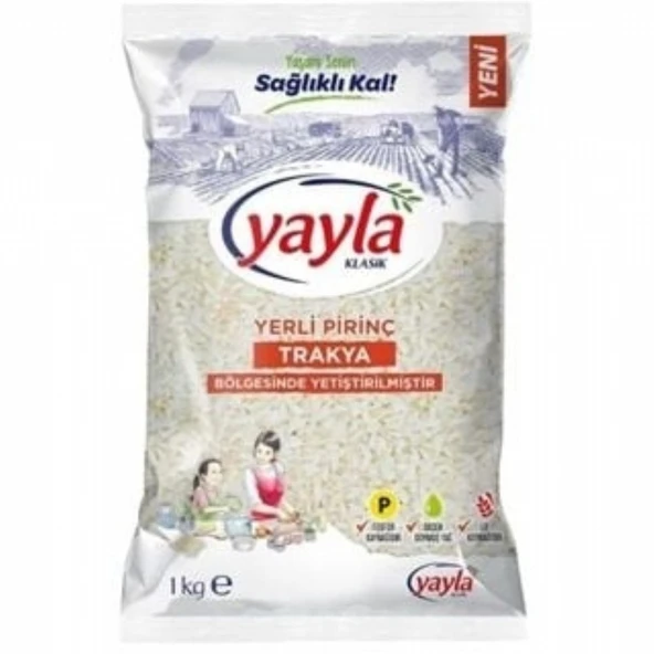 YAYLA 1KG TRAKYA PIRINC ürün görseli 1