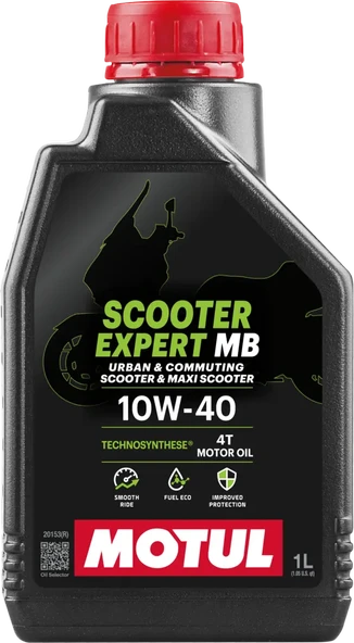 Motul Scooter Expert 10W-40 MB 4T 1 lt Motosiklet Yağı ürün görseli 1