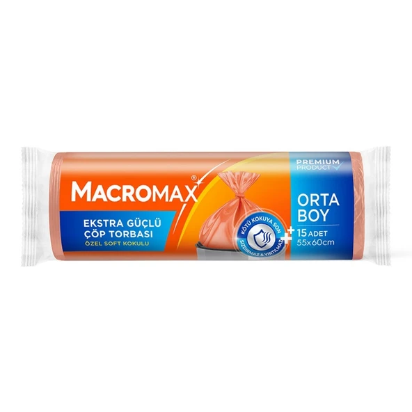 MACROMAX COP TORBASI EXT.GUCLU 15'LI ORTA ürün görseli 1