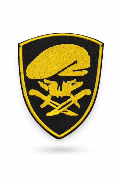 Single Sword Nakış Patch - Büyük Boy Bere-Bıçak Peç - Resim 2