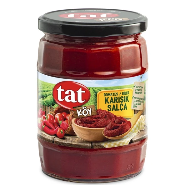TAT DOMATES BIBER SAL.TATLI ANTEP TIPI 560GR 0291 ürün görseli 1